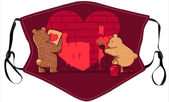 2PCS Fashion Valentine